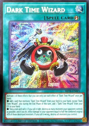 Dark Time Wizard (BETB-ENSP1) Secret Rare - Beyond the Brave