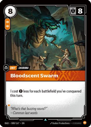 Bloodscent Swarm (080/167) - Radiance Foil