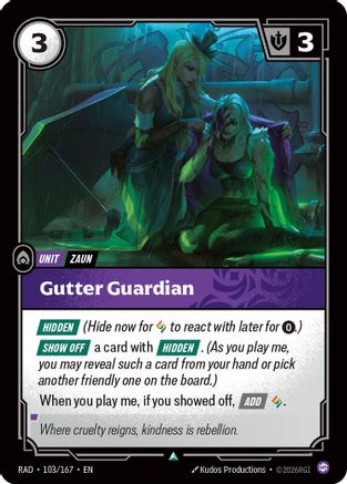 Gutter Guardian (103/167) - Radiance Foil