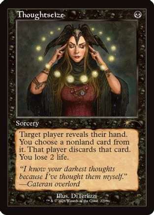 Thoughtseize (2705) (Retro Frame) (SLD-2705) - Secret Lair Drop Series - Wizards of the Coast - Card Brawlers | Quebec | Canada |