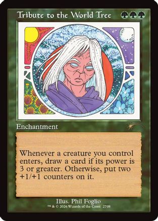 Tribute to the World Tree (Retro Frame) (SLD-2708) - Secret Lair Drop Series - Wizards of the Coast - Card Brawlers | Quebec | Canada |