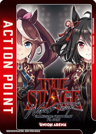 Action Point Card (AP02) (Umamusume: Pretty Derby - WORLD TOUR: THE STAGE) (UEPR/SLG-AP02) - Union Arena Promotion Cards Foil