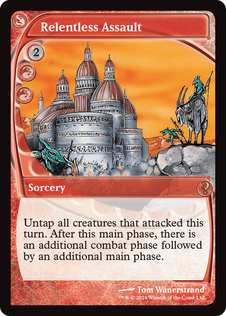 Relentless Assault (Future Sight) [Mystery Booster 2] - Magic: The Gathering - Card Brawlers | Quebec | Canada |