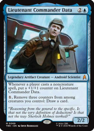 Lieutenant Commander Data (TRK-069) - Star Trek Foil