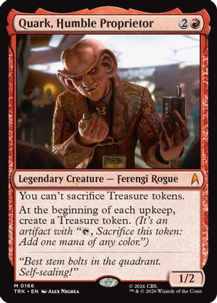 Quark, Humble Proprietor (TRK-166) - Star Trek