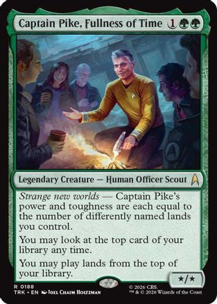 Captain Pike, Fullness of Time (TRK-188) - Star Trek