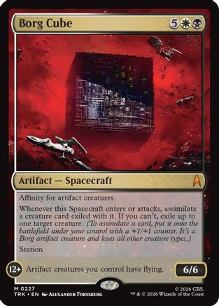 Borg Cube (TRK-227) - Star Trek Foil