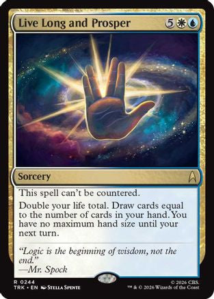 Live Long and Prosper (TRK-244) - Star Trek Foil