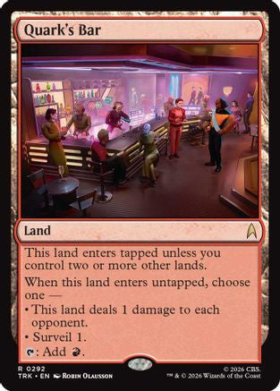 Quark's Bar (TRK-292) - Star Trek Foil