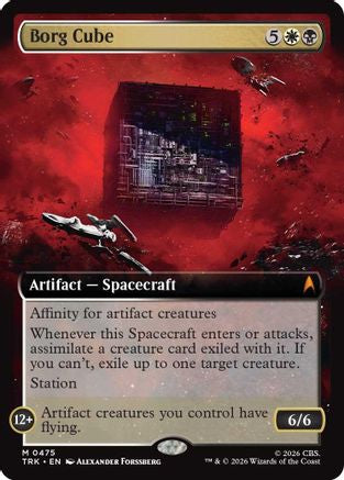 Borg Cube (Extended Art) (TRK-475) - Star Trek Foil