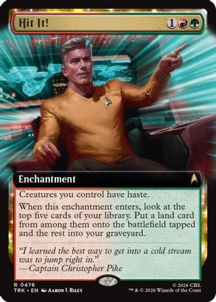 Hit It! (Extended Art) (TRK-476) - Star Trek Foil