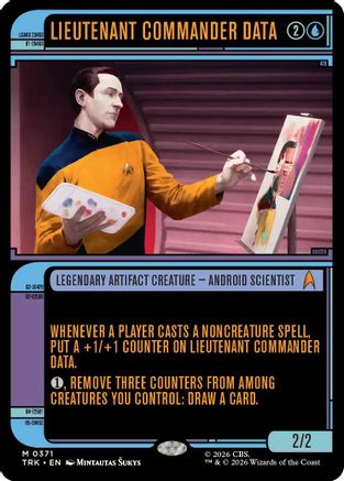 Lieutenant Commander Data (Showcase) (TRK-371) - Star Trek