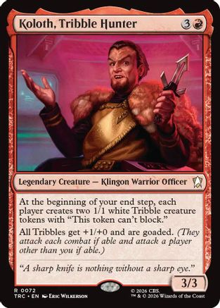 Koloth, Tribble Hunter (TRK-072) - Star Trek Foil