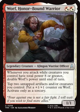 Worf, Honor-Bound Warrior (TRK-256) - Star Trek