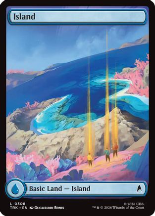 Island (0308) (TRK-308) - Star Trek Foil