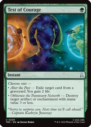 Test of Courage (TRK-220) - Star Trek - Wizards of the Coast - Card Brawlers | Quebec | Canada |