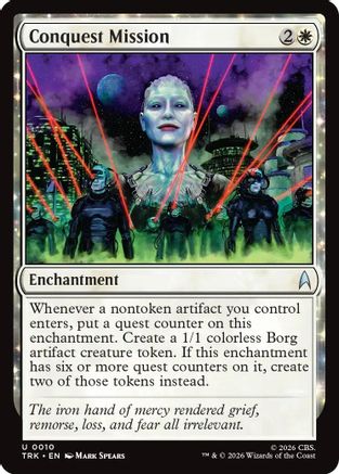 Conquest Mission (TRK-010) - Star Trek - Wizards of the Coast - Card Brawlers | Quebec | Canada |