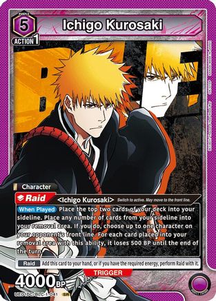 Ichigo Kurosaki (041) (UE01DC/BLC-1-041) - UE10DC Bleach Thousand Year Blood War Advanced Deck Foil
