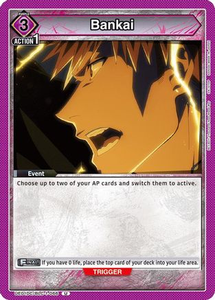 Bankai (UE01DC/BLC-1-066) - UE10DC Bleach Thousand Year Blood War Advanced Deck Foil - Bandai - Union Arena - Card Brawlers | Quebec | Canada |