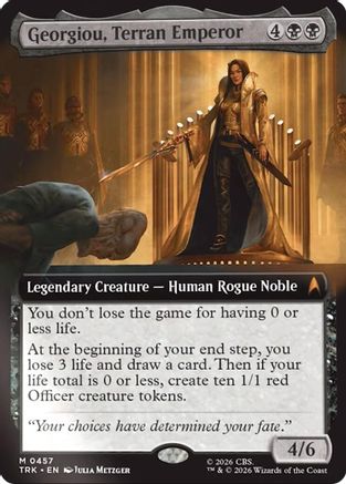 Georgiou, Terran Emperor (Extended Art) (TRK-457) - Star Trek Foil - Wizards of the Coast - Card Brawlers | Quebec | Canada |