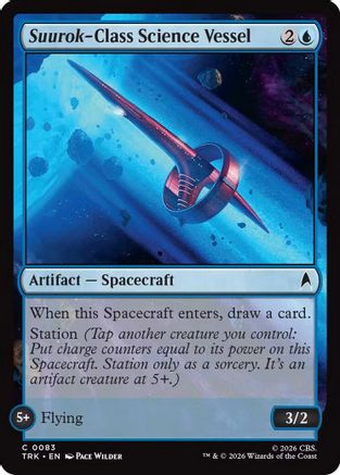 Suurok-Class Science Vessel (TRK-083) - Star Trek Foil - Wizards of the Coast - Card Brawlers | Quebec | Canada |