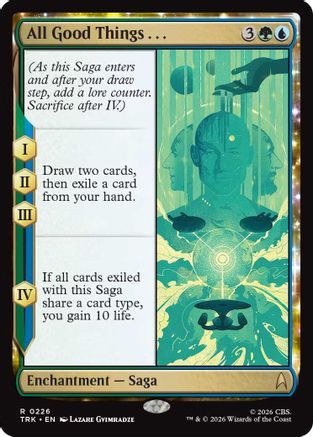 All Good Things . . . (TRK-226) - Star Trek Foil - Wizards of the Coast - Card Brawlers | Quebec | Canada |