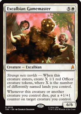 Excalbian Gamemaster (TRK-016) - Star Trek Foil - Wizards of the Coast - Card Brawlers | Quebec | Canada |