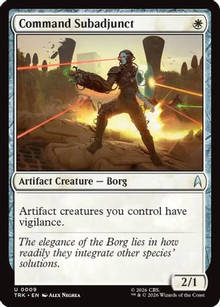 Command Subadjunct (TRK-009) - Star Trek Foil - Wizards of the Coast - Card Brawlers | Quebec | Canada |