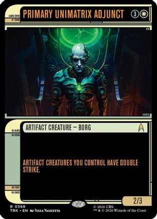 Primary Unimatrix Adjunct (Showcase) (TRK-368) - Star Trek Foil - Wizards of the Coast - Card Brawlers | Quebec | Canada |