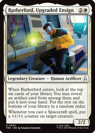 Rutherford, Upgraded Ensign (TRK-032) - Star Trek - Wizards of the Coast - Card Brawlers | Quebec | Canada |