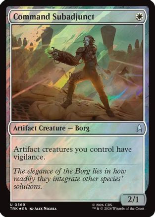 Command Subadjunct (Surge Foil) (TRK-569) - Star Trek Foil - Wizards of the Coast - Card Brawlers | Quebec | Canada |
