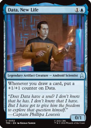 Data, New Life (TRK-052) - Star Trek - Wizards of the Coast - Card Brawlers | Quebec | Canada |