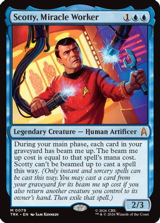Scotty, Miracle Worker (TRK-079) - Star Trek Foil - Wizards of the Coast - Card Brawlers | Quebec | Canada |