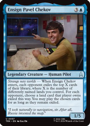 Ensign Pavel Chekov (TRK-057) - Star Trek - Wizards of the Coast - Card Brawlers | Quebec | Canada |