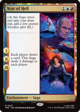 Year of Hell (TRK-257) - Star Trek Foil - Wizards of the Coast - Card Brawlers | Quebec | Canada |
