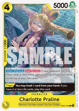 Charlotte Praline (EB05-053) - Extra Booster: One Piece Heroines Edition Vol. 2 - Bandai - One Piece - Card Brawlers | Quebec | Canada |