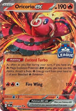 Oricorio ex (018/094) - Holofoil [Southeast Asia Exclusives]