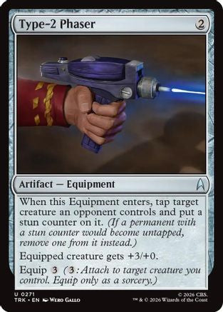 Type-2 Phaser (TRK-271) - Star Trek - Wizards of the Coast - Card Brawlers | Quebec | Canada |