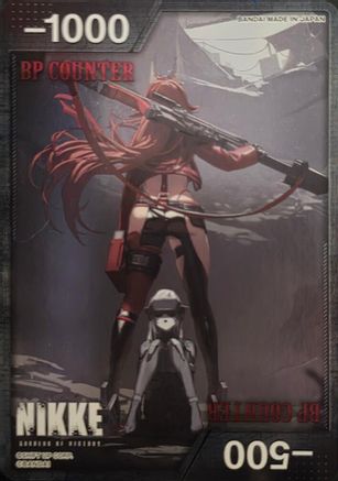 BP Counter (Black) (A)  - UP01BT GODDESS OF VICTORY NIKKE Precious Booster - Bandai - Union Arena - Card Brawlers | Quebec | Canada |