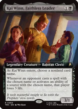 Kai Winn, Faithless Leader (Extended Art) (TRK-460) - Star Trek - Wizards of the Coast - Card Brawlers | Quebec | Canada |