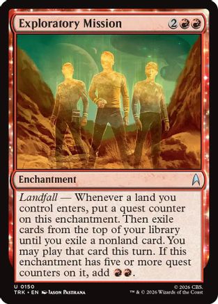 Exploratory Mission (TRK-150) - Star Trek Foil - Wizards of the Coast - Card Brawlers | Quebec | Canada |
