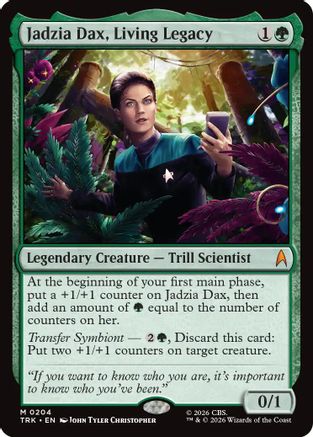 Jadzia Dax, Living Legacy (TRK-204) - Star Trek - Wizards of the Coast - Card Brawlers | Quebec | Canada |