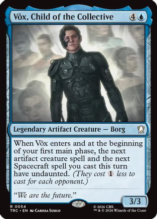 Vox, Child of the Collective (Surge Foil) (TRC-054) - Commander: Star Trek Foil - Wizards of the Coast - Card Brawlers | Quebec | Canada |