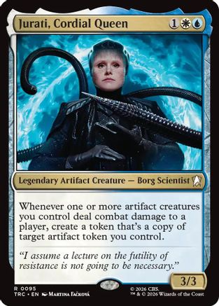 Jurati, Cordial Queen (Surge Foil) (TRC-095) - Commander: Star Trek Foil - Wizards of the Coast - Card Brawlers | Quebec | Canada |