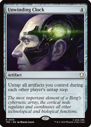 Unwinding Clock (TRC-510) - Commander: Star Trek - Wizards of the Coast - Card Brawlers | Quebec | Canada |