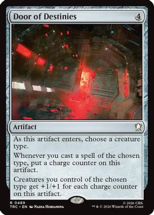 Door of Destinies (Surge Foil) (TRC-489) - Commander: Star Trek Foil - Wizards of the Coast - Card Brawlers | Quebec | Canada |