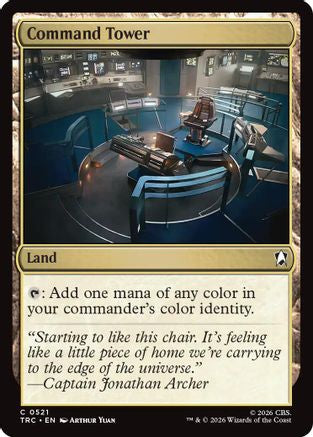 Command Tower (TRC-521) - Commander: Star Trek - Wizards of the Coast - Card Brawlers | Quebec | Canada |