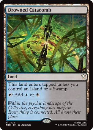 Drowned Catacomb (Surge Foil) (TRC-525) - Commander: Star Trek Foil - Wizards of the Coast - Card Brawlers | Quebec | Canada |