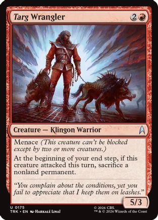 Targ Wrangler (TRK-175) - Star Trek Foil - Wizards of the Coast - Card Brawlers | Quebec | Canada |