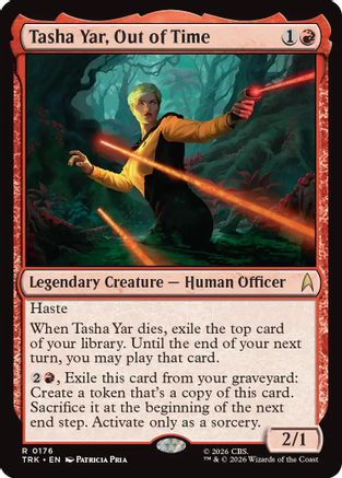 Tasha Yar, Out of Time (TRK-176) - Star Trek Foil - Wizards of the Coast - Card Brawlers | Quebec | Canada |